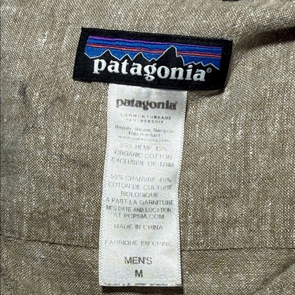 PATAGONIA Migration Hemp Organic cotton Shirt - Picture 5 of 6